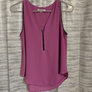 Purple Zip Tank